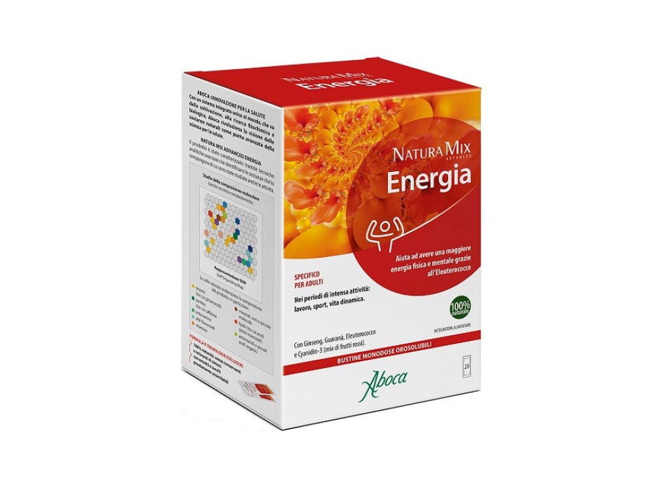 Aboca Natura Mix Advanced Energia 20 Bustine Bestbody.it