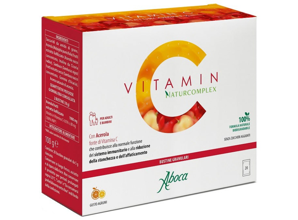 Aboca Vitamin C Naturalcomplex 20 Bustine Bestbody.it