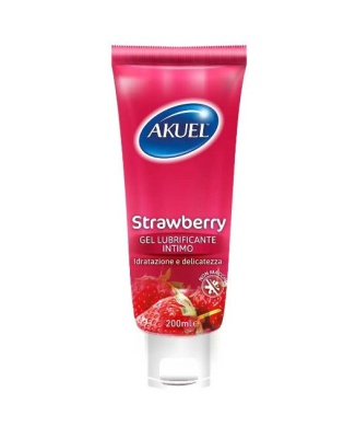 Akuel Gel Lubrificante Intimo Strawberry 200ml Bestbody.it