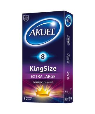 Akuel Impercettibile King Size 8 Preservativi Bestbody.it