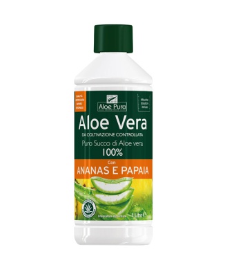 Aloe Vera - Succo Ananas e Papaia (1000ml) Bestbody.it