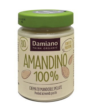 Amandino 100% Crema di Mandorle Pelate (275g) Bestbody.it