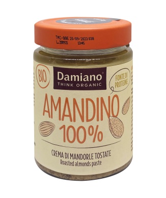 Amandino 100% Crema di Mandorle Tostate (275g) Bestbody.it
