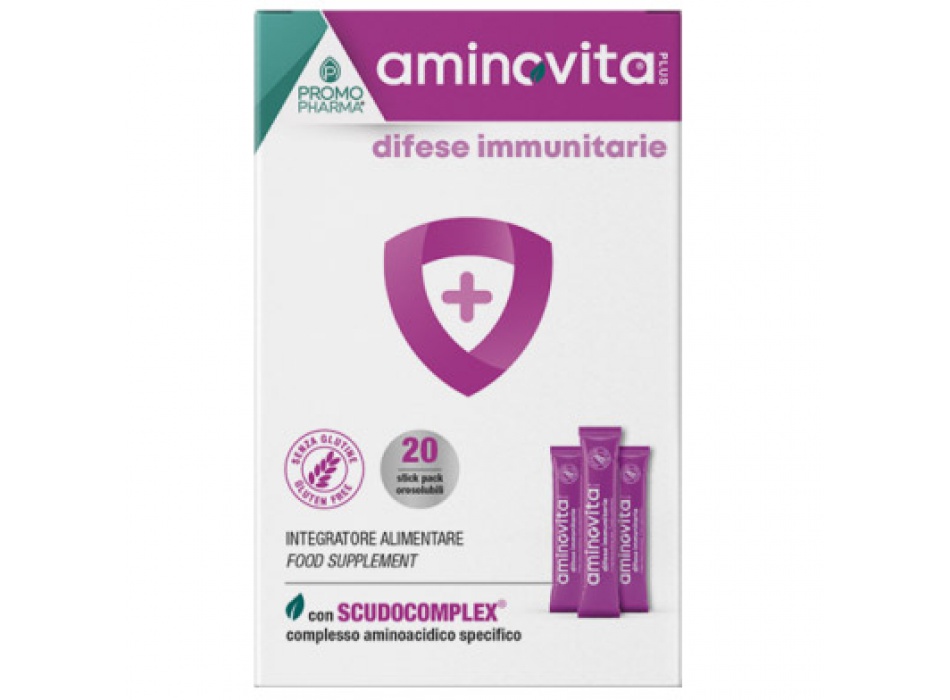 Aminovita Plus Difese Immunitarie (20x2,5g) Bestbody.it