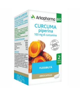 Arkocapsule Curcuma + Piperina Bio 130 Capsule Bestbody.it