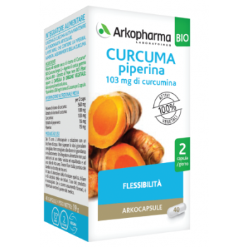 Arkocapsule Curcuma + Piperina Bio 40 Capsule Bestbody.it
