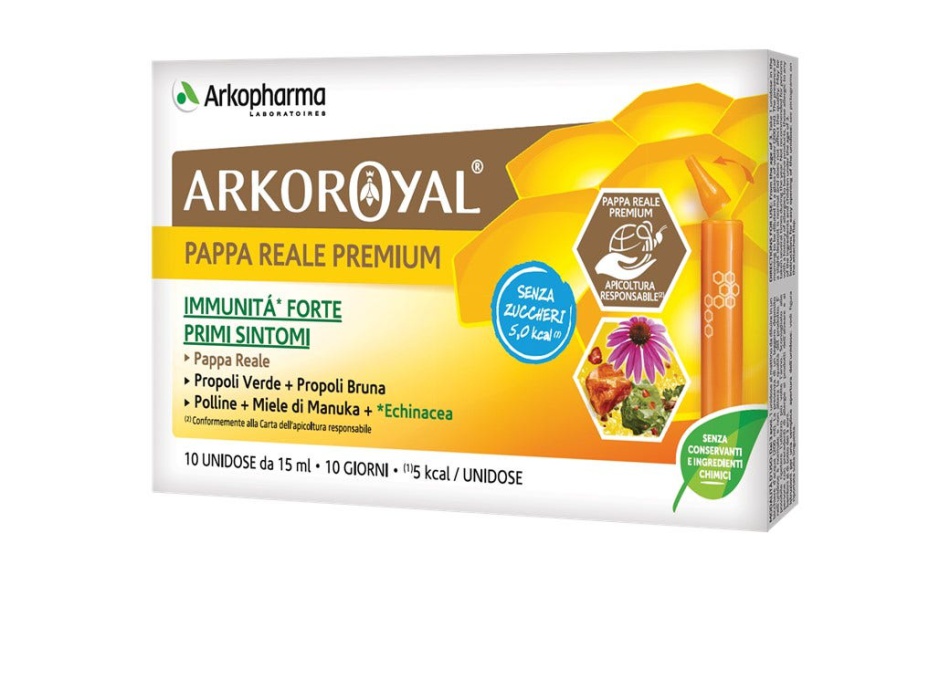 Arkopharma Arkoroyal Immunità Forte Senza Zucchero 10 Flaconcini Da 15ml Bestbody.it