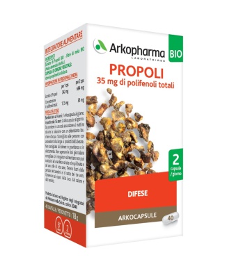 Arkopharma Propoli Bio 40 Capsule Bestbody.it
