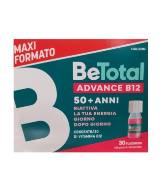 Be-Total Advance B12 Integratore Alimentare 50+ Anni 30 Flaconcini Bestbody.it