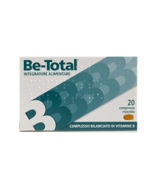 Be-Total Integratore Alimentare Vitamina B/B3/B12 Acido Folico Energia Per Adulti 20 Compresse Bestbody.it
