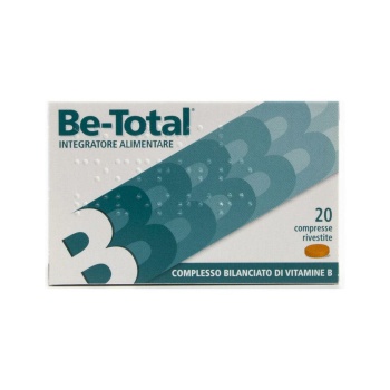 Be-Total Integratore Alimentare Vitamina B/B3/B12 Acido Folico Energia Per Adulti 20 Compresse Bestbody.it