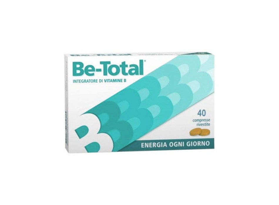 Be-Total Integratore Alimentare Vitamina B/B3/B12 Acido Folico Energia Per Adulti 40 Compresse Bestbody.it