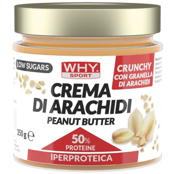 Burro di Arachidi Iperproteico Crunchy (350g) Bestbody.it