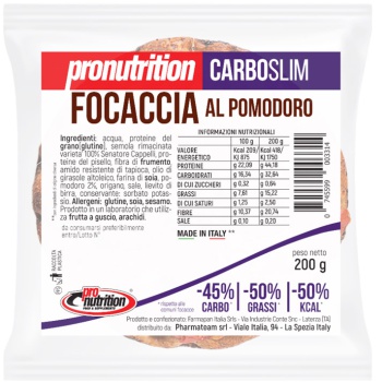 Carboslim Focaccia al Pomodoro Low carb (200g) Bestbody.it
