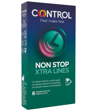 Control No Stop Xtra Lines 6 Preservativi Bestbody.it