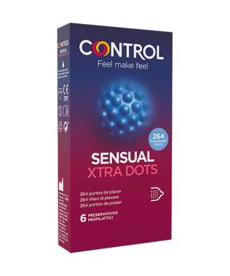Control Sensual Xtra Dots 6 Preservativi Bestbody.it