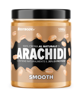 Crema di Arachidi al Naturale Smooth (1000g) Bestbody.it