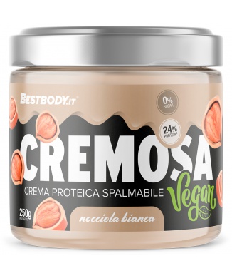 Cremosa Vegan Nocciola - Crema Proteica Vegana (250g) Bestbody.it