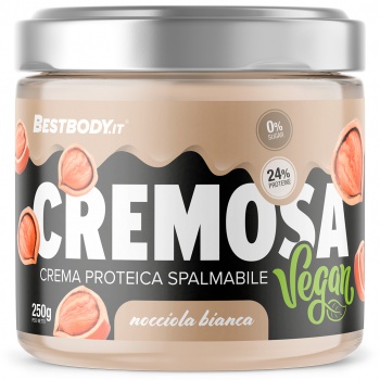 Cremosa Vegan Nocciola - Crema Proteica Vegana (250g) Bestbody.it