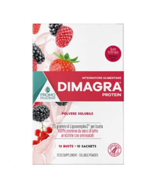 Dimagra Protein Red Fruit (10x22g) Bestbody.it