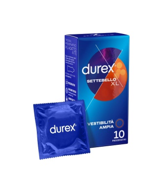Durex Settebello Vestibilità Ampia XL 10 Preservativi Bestbody.it