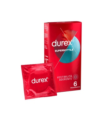 Durex Supersottile Vestibilità Aderente 6 Preservativi Bestbody.it