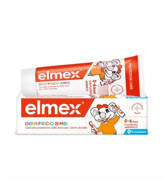 Elmex Dentifricio Bimbi Bambini Protezione Carie 0-6 Anni 50ml Bestbody.it