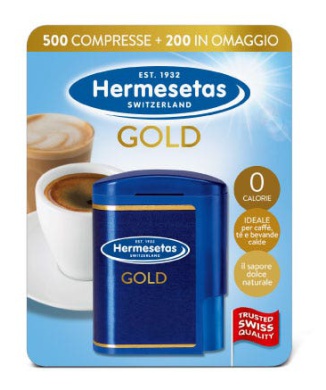 Hermesetas Gold 500+200 Compresse Bestbody.it