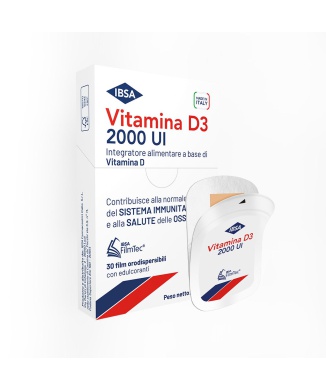 Ibsa Vitamina 3D 2000UI 30 Film Orodispersibili Bestbody.it
