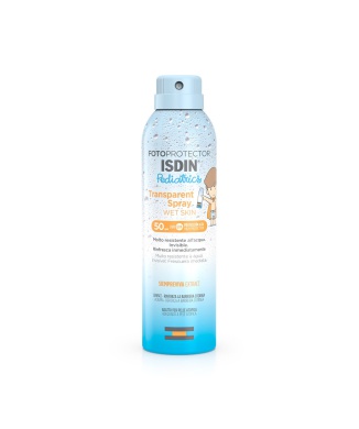 Isdin Fotoprotector Corpo Transparent Spray Wet Skin Pediatrics SPF50 250ml Bestbody.it