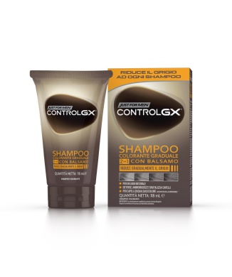 Just For Men Control Gx 2 In 1 Shampoo/Balsamo Colorante Graduale 118ml Bestbody.it