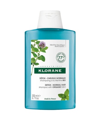 Klorane Shampoo Detox  Menta Acquatica Bio Detox Anti-Inquinamento 200ml Bestbody.it