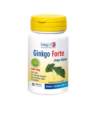 Longlife Ginkgo Forte 60 Tavolette Bestbody.it