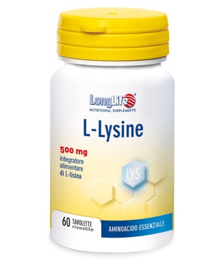 Longlife L-Lysine 500mg 60 Tavolette Bestbody.it