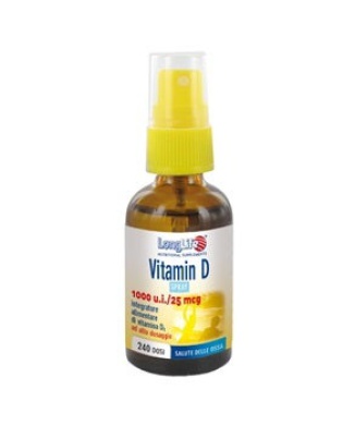 Longlife Vitamin D 1000UI Spray 30ml Bestbody.it
