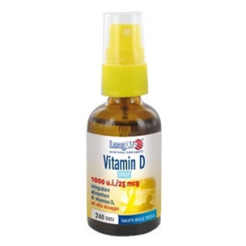 Longlife Vitamin D 1000UI Spray 30ml Bestbody.it