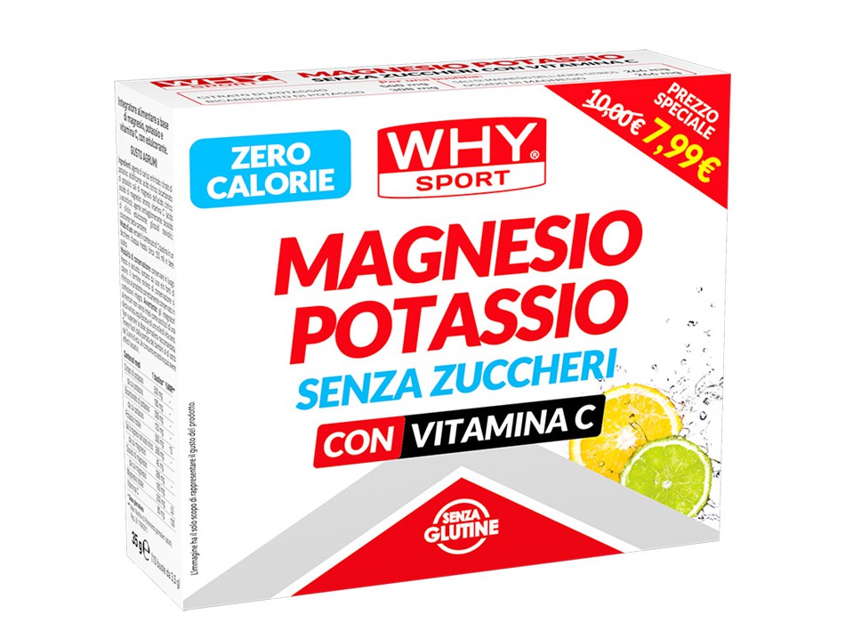 Magnesio Potassio Senza Zuccheri (10x3,5g) Bestbody.it