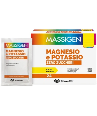 Marco Viti Massigen Magnesio Potassio Zero Zuccheri 24 Bustine Bestbody.it