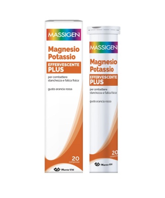 Massigen Magnesio E Potassio Plus 20 Compresse Effervescenti Bestbody.it