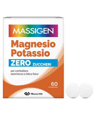 Massigen Magnesio E Potassio Senza Zucchero 60 Compresse Bestbody.it