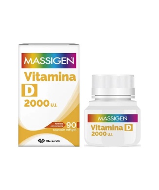 Massigen Vitamina D 2000 U.I. 90 Capsule Softgel Bestbody.it