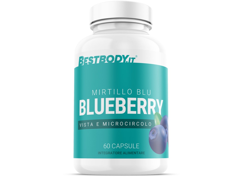 Mirtillo Blu (Blueberry) 500mg (60cps) Bestbody.it