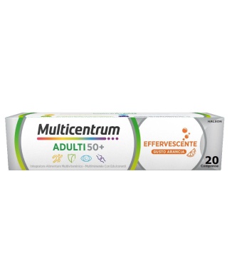 Multicentrum Adulti 50+ Effervescente Integratore Multivitaminico Vitamina B C D A  Magnesio 20 Compresse Bestbody.it