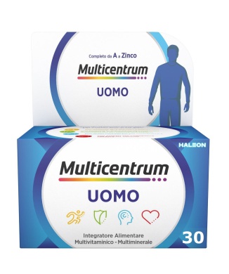 Multicentrum Uomo Integratore Alimentare Multivitaminico Vitamina B D3 A Calcio Magnesio 30 Compresse Bestbody.it