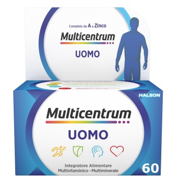 Multicentrum Uomo Integratore Alimentare Multivitaminico Vitamina B D3 A Calcio Magnesio 60 Cpr Bestbody.it