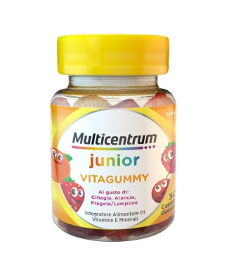 Multicentrum VitaGummy Integratore Vitamine Minerali Bambini 3+ Vitamina D Iodio Ferro 30 Caramelle Bestbody.it