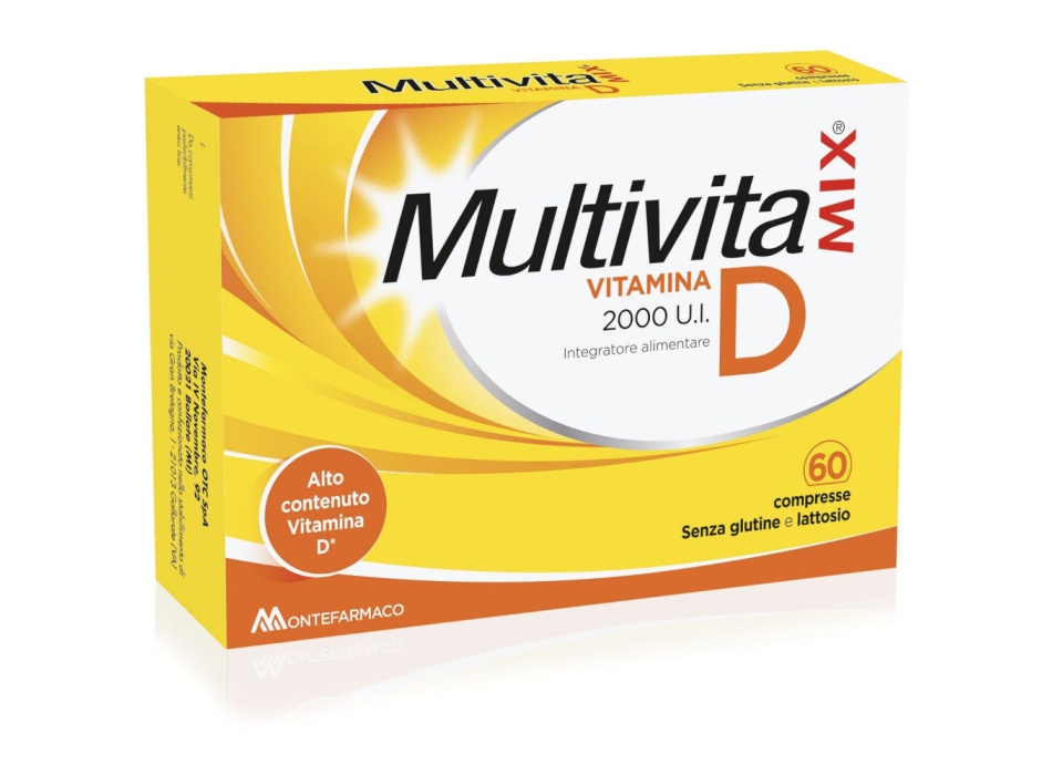 Multivitamix Vitamina D 2000 UI 60 Compresse Bestbody.it