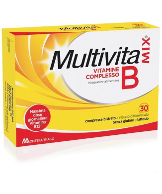 Multivitamix Vitamine Complesso B 30 Compresse Bistrato Bestbody.it