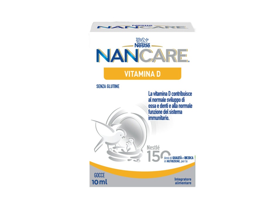 Nestlé Nancare Vitamina D Integratore Pediatrico Per Lattanti E Bambini Dalla Nascita Flacone 100ml Bestbody.it