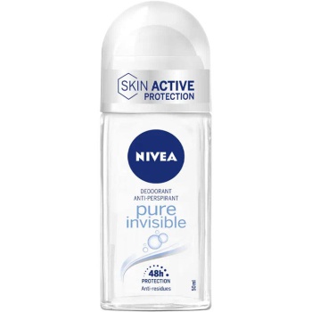 Nivea Deodorante Pure Invisible Roll-On 50ml Bestbody.it